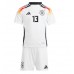 Maillot de foot Allemagne Thomas Muller #13 Domicile vêtements enfant Europe 2024 Manches Courtes (+ pantalon court)